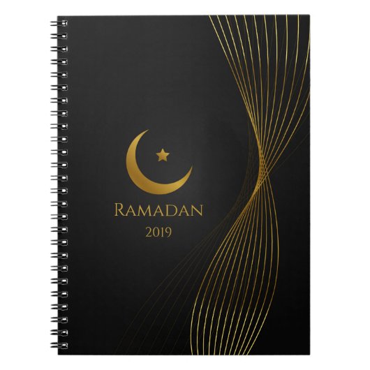 Elegant Ramadan Event Planner-laptop Notitieboek (Voorkant)