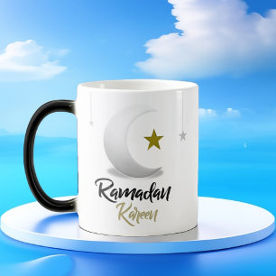 Elegant Ramadan Kareem Halve Maan Design Islamitis Magische Mok