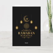 Elegant Ramadan Nights- Eid Mubarak 2026 Holiday  Kaart (Achterkant)