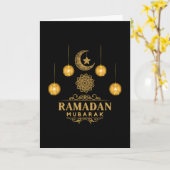 Elegant Ramadan Nights- Eid Mubarak 2026 Holiday  Kaart (Gele Bloem)