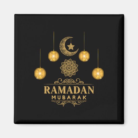 Elegant Ramadan Nights- Eid Mubarak 2026 Holiday  Magneet (Voorkant)