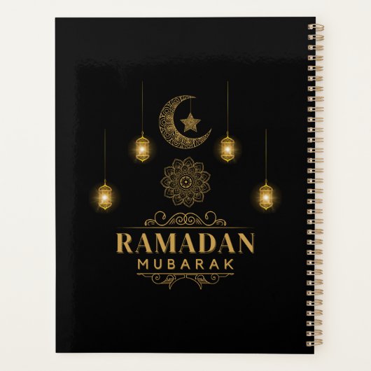 Elegant Ramadan Nights- Eid Mubarak 2026 Holiday Planner (Achterkant)
