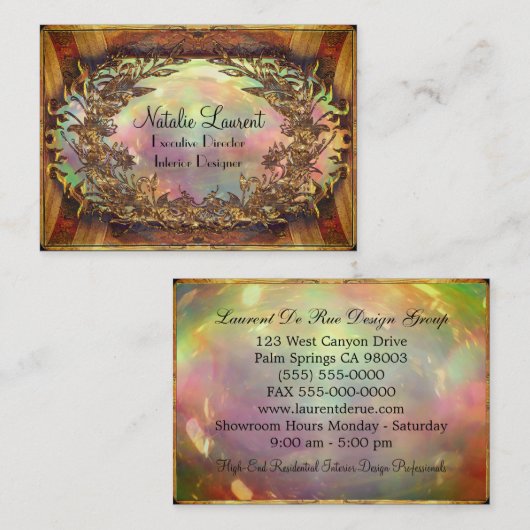 Elegant Raphlitz IV Professional Visitekaartje (Voorkant / Achterkant)