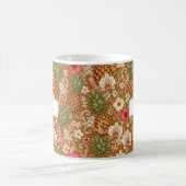Elegant Reagens Tropical Floral Pineapple Custom Koffiemok (Center)