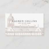 Elegant Real Estate Agent Visitekaartje (Voorkant)