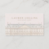 Elegant Real Estate Agent Visitekaartje (Voorkant)