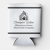 Elegant Real Estate Company Customized Realtor Blikjeskoeler (Voorkant)