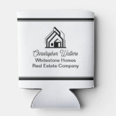 Elegant Real Estate Company Customized Realtor Blikjeskoeler (Achterkant)