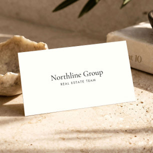 Elegant Real Estate Group Luxe Moderne Branding  Visitekaartje