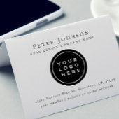 Elegant Real Estate Round Logo Name Address Rubbe Rubberstempel