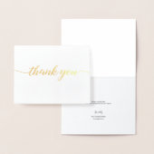 Elegant Real Goud Folie NO Zakelijk logo Folie Kaarten (Display)