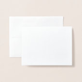 Elegant Real Goud Folie NO Zakelijk logo Kaarten (Met envelop)