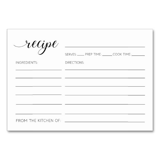 Elegant Recept Kaarten Vrijgezellenfeest (Voorkant)