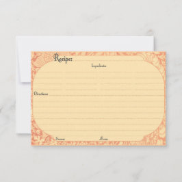 Elegant Recipe Kaarten