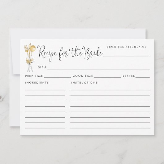 Elegant Recipe voor de goudvoorraad (Voorkant)