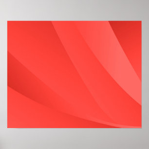 Elegant Red Abstracte geometrische achtergrond Poster