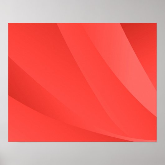 Elegant Red Abstracte geometrische achtergrond | Poster (Voorkant)