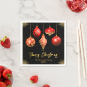Elegant Red and Gold Ornament Christmas Servet (Insitu)