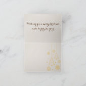 Elegant Red Berri kerst Feestdagen Kaart (Binnen)