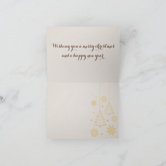 Elegant Red Berri kerst Feestdagen Kaart (Binnen)