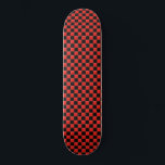 Elegant Red Black gebarsten patroon Persoonlijk Skateboard<br><div class="desc">Elegant Red Black Checkered Pattern skateboard . Kies het dektype van het optiesmenu.</div>