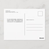 Elegant Red Blue Glitter Drip Patriottic Afstudere Briefkaart (Achterkant)