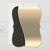 Elegant Red Bow, Confetti Company kerst Party Kaart (Achterkant)