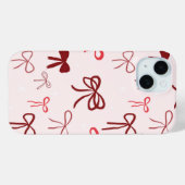 Elegant Red Bow Phone Case (Achterkant (horizontaal))