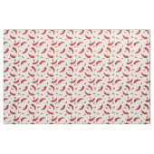 Elegant Red Chili Pattern Stof (Fat Quarter)