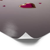 Elegant Red Dahlia Flower Art Perfect Poster (Hoek)