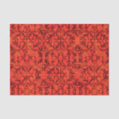 Elegant Red Damask Tissuepapier (Voorkant)