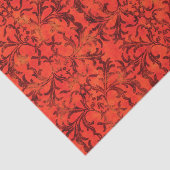 Elegant Red Damask Tissuepapier (Detail)