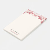 Elegant Red en Black Waterverf Post-it® Notes (Schuin)