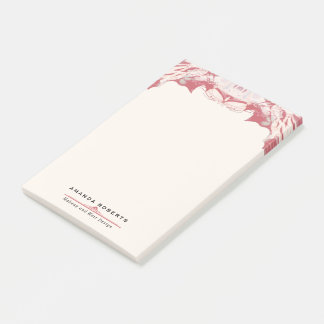 Elegant Red en Black Waterverf Post-it® Notes