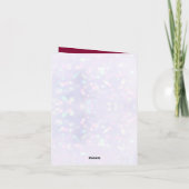 Elegant Red en Gold Hearts Valentijnsdag ontwerp (Achterkant)