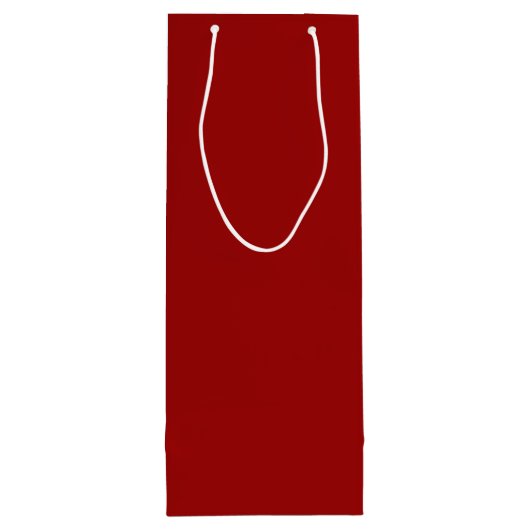 Elegant Red en Gold look Script, prettig kerstfees Wijn Cadeautas (Achterkant)