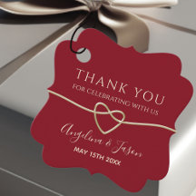 Elegant Red en Gold Wedding