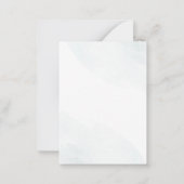 Elegant Red en Green Kerstfeestdag Notitiekaartje (Achterkant)