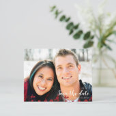 Elegant Red en White Cherry Blossom Oriental Save The Date (Staand voorkant)