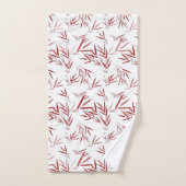 Elegant Red en White Double Happiness Bath Towel Bad Handdoek (Handdoek)