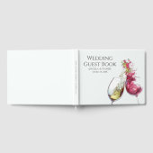 Elegant Red en White Wine Dance Gastenboek (Volledig)