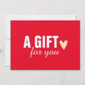 Elegant Red Faux Gold Heart Beauty Salon (Voorkant)