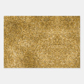 Elegant red faux goudglitter marmer inpakpapier vel (Voorkant 2)