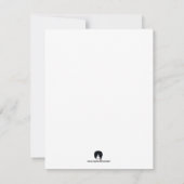 Elegant Red Floral en Pset Holiday Invitation Kaart (Achterkant)