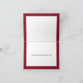 Elegant Red Floral Quinceanera Hartelijk dank (Binnen)