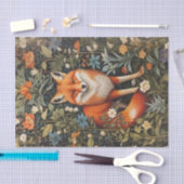 Elegant Red Fox Botanical Forest Tissuepapier (Craft)