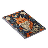 Elegant Red Fox Face Woodland Wildlife Notitieboek (Rechterzijde)