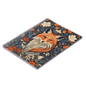 Elegant Red Fox Face Woodland Wildlife Notitieboek (Linkerzijde)