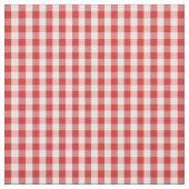 Elegant Red Gingham Pattern Stof (Swatch)