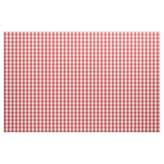 Elegant Red Gingham Pattern Stof (Fat Quarter)